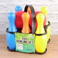 thumbnail image 4 of Kids Plastic Bowling Toy Set for Fun Leisure Activities with 2 Balls 6 Pins and 1 Storage Rack (Height 22cm), 4 of 8
