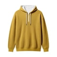 thumbnail image 4 of Bainana Men'S Half Zip Hoodie Long Sleeve Soft Hoody Solid Color Hooded Tops Casual Wear Fall Outfit Size Xl, 4 of 4