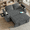 Gray, variant on 65.5" Grey Loveseat Sleeper Sofa Bed with Pull-Out Couch, Adjustable Backrest, Hidden Storage, USB & Type-C Ports, Chenille