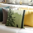 thumbnail image 3 of SHANXI Throw Pillow Covers Home Decor Tree Pine Flower Leaf Happy Decorative 18x18in, 3 of 5