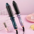 thumbnail image 2 of NQyIOS Curling Iron, Multifunctional Portable Electric Curling Iron, Smart 2 in 1 Thermostatic Straight Curly Hair Dual Purpose Curling Brush for Home and Beauty Center, B, 2 of 6