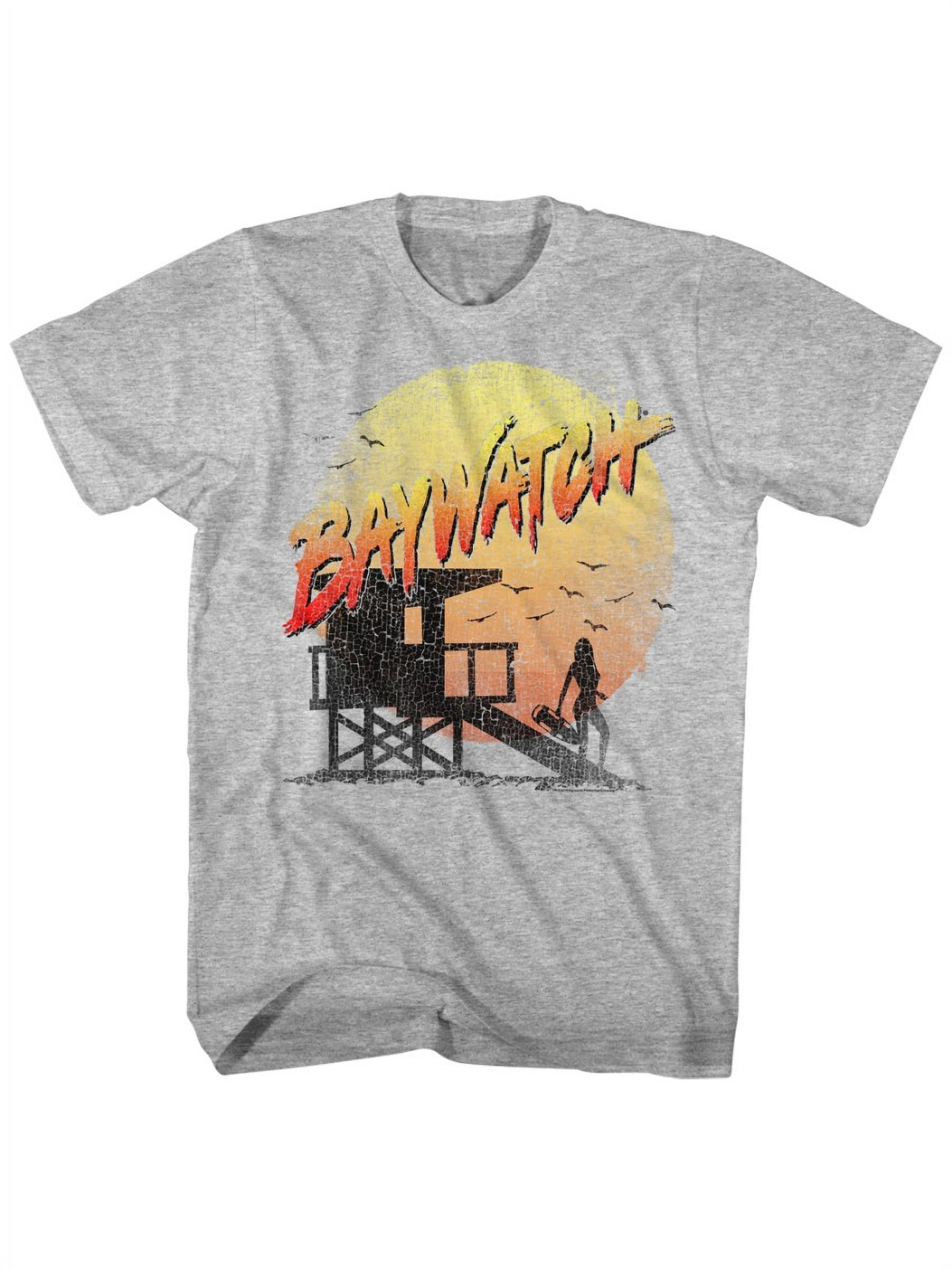 Baywatch Cracked Up Adult Raglan Baseball T-Shirt
