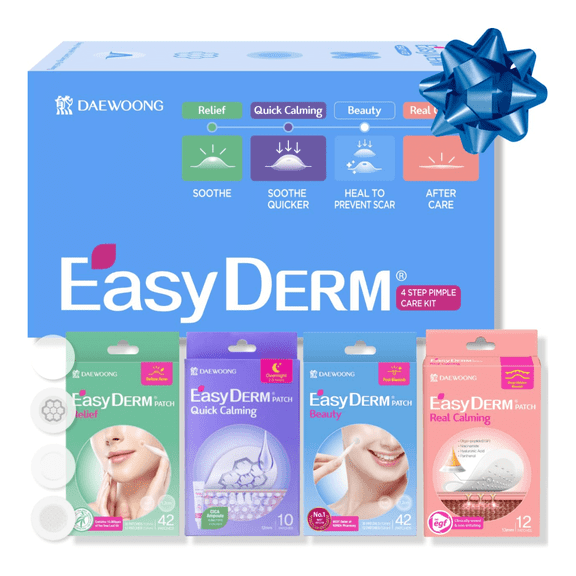 DWEasyderm Hydrocolloid Acne Patches Gift Set, 100 Count