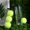 thumbnail image 4 of Minkissy Tennis Ball Container Transparent 3Pack 8.3X3X3In, 4 of 8