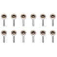 thumbnail image 1 of 12 Pcs M10 X 1.5 Embout de Tige Mâle, Filetage à Droite, 10mm, Bronze Métrique, 1 of 5
