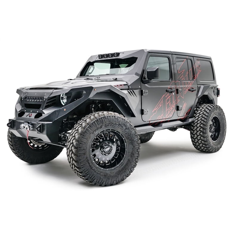 18-C WRANGLER JL FULLY ASSEMBLED/ WRAP AROUND FRONT FENDER SYSTEM