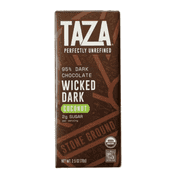 Taza Chocolate Wicked Dark Chocolate With Toasted Coconut 95% - 2.5 oz