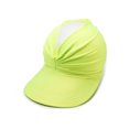 thumbnail image 2 of Chanana Women's UPF 50+ Sun Visor Hat, Twisted Design Wide Brim UV Protection Ponytail Cap, Lightweight Foldable Beach Hat for Golf Hiking Outdoor Activities Sport, Green, 2 of 7