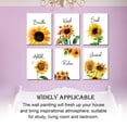 thumbnail image 4 of Bearachild Planta de acuarela, girasoles, flores, impresiones de letras, núcleo decorativo, coleccionables de arte para sala de estar, estudio, pasillo Decoración del hogar Ahhhh flor Bearachild HA061613-04B, 4 of 6