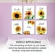thumbnail image 3 of Yuarrent Planta de acuarela Girasoles Flores Impresiones decorativas Lona impermeable Núcleo Ornamento Coleccionables Corredor Decoración del hogar Flor de remojo Yuarrent HA061613-03B, 3 of 6