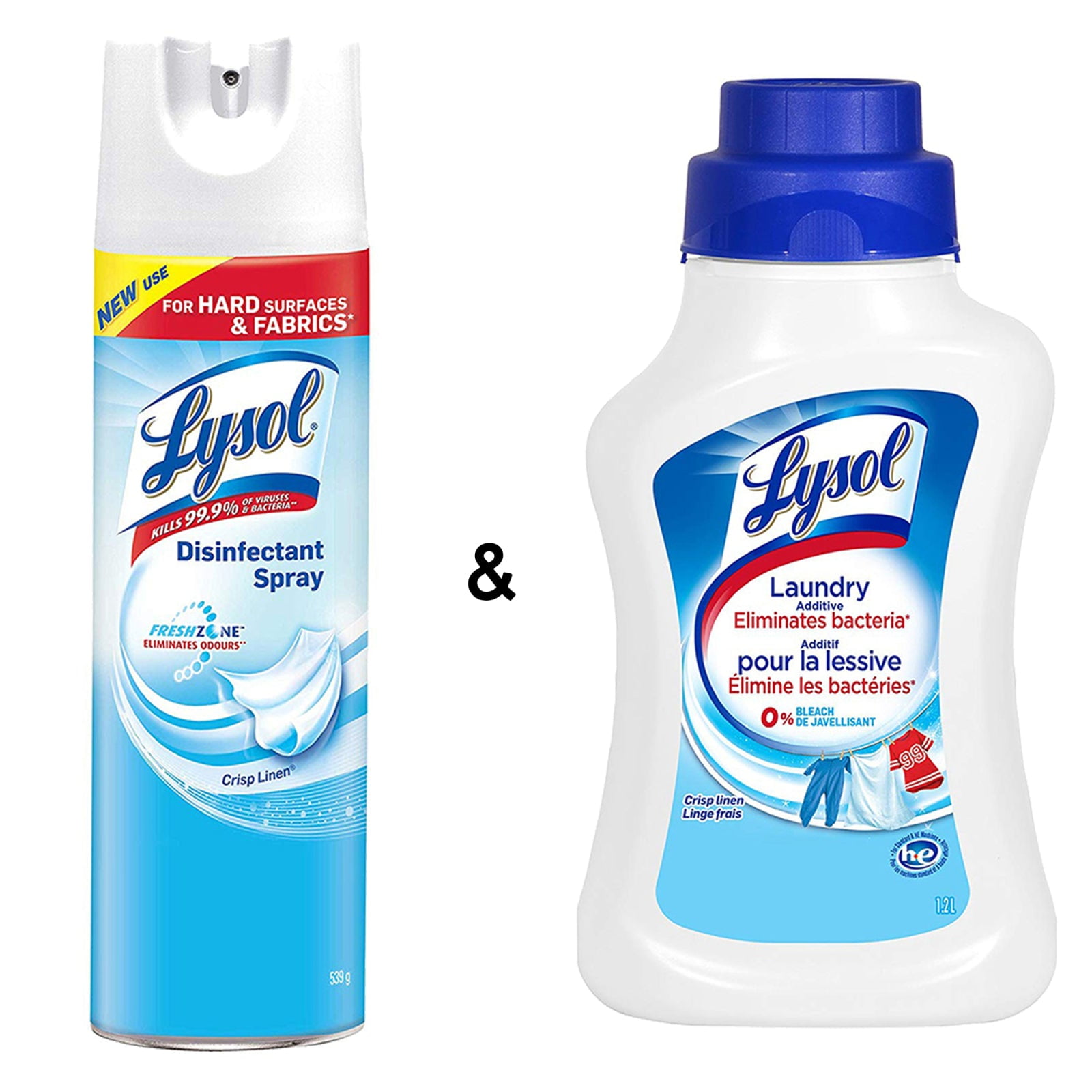Lysol Disinfectant Spray, Crisp Linen, 539g, Disinfect and Eliminate