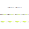 thumbnail image 1 of 10 3 Cm/7 4 G Cebos Plantilla Calamar Con Anzuelo Realistas para Pesca Nocturna () Amarillo, 1 of 8