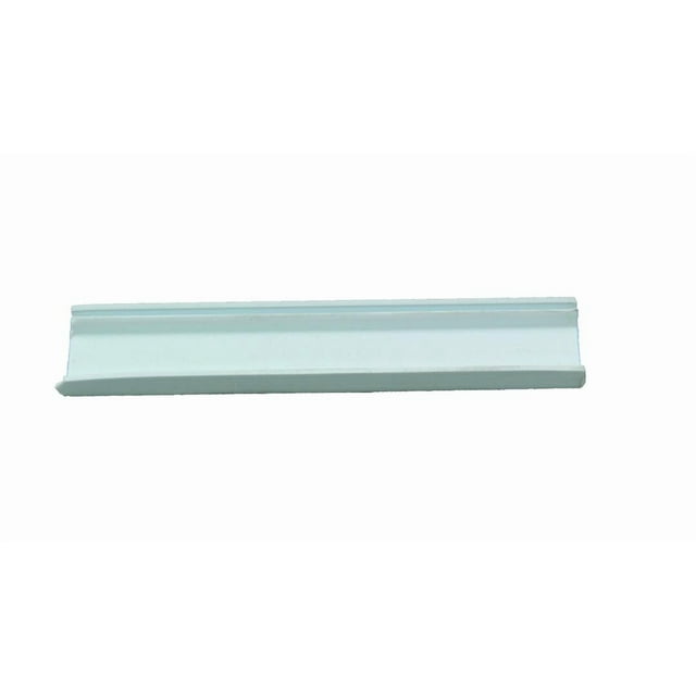 AP Trim Molding Insert 011-365 Used For Doors/Trim Molding And Windows; 5/8 Inch Width x 8 Foot Length; Rigid Vinyl; Polar White; Hehr Style Screw Cover; Single