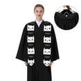 thumbnail image 4 of Fotbe Cat Meow Printed Class of 2024 Graduation Stole, 4 of 7