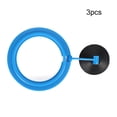 thumbnail image 1 of Alimentador de acuario de plástico azul y negro de 3 piezas con anillo de alimentación y ventosa para todo tipo de alimentos flotantes de hundimiento lento., 1 of 10