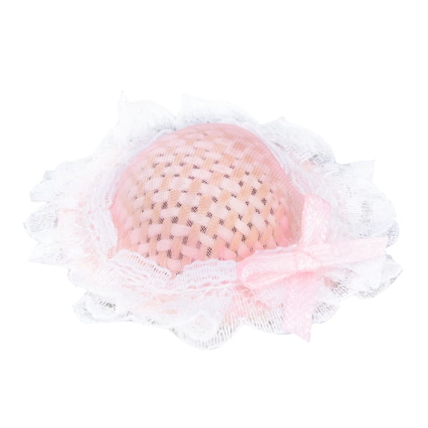 Sombrero de copa para muñeca, sombrero de copa en miniatura 1/12, sombrero en miniatura, mini sombrero de paja, funcionalidad versátil