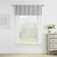 thumbnail image 5 of Brielle Home Oslo 2 Piece Window Valance Set Marine Blue 2 Pack, 5 of 5