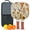 Brick-red-4, variant on Pickleball Paddles Set Of 2, Fiberglass Surface, West & Cowboy Print, 4 Balls & Bag