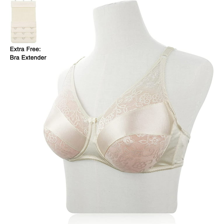 Special Pocket Bra for Silicone Breast Forms Post Surgery Mastectomy Beige Bra  Size 38/85 
