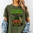 thumbnail image 2 of Every Day Is Halloween T-Shirt, Vintage Pumpkin Witch Spooky Tee for Eternal Spook Enthusiasts, 2 of 8