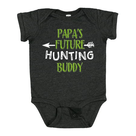

Inktastic Papas Future Hunting Buddy Gift Baby Boy or Baby Girl Bodysuit