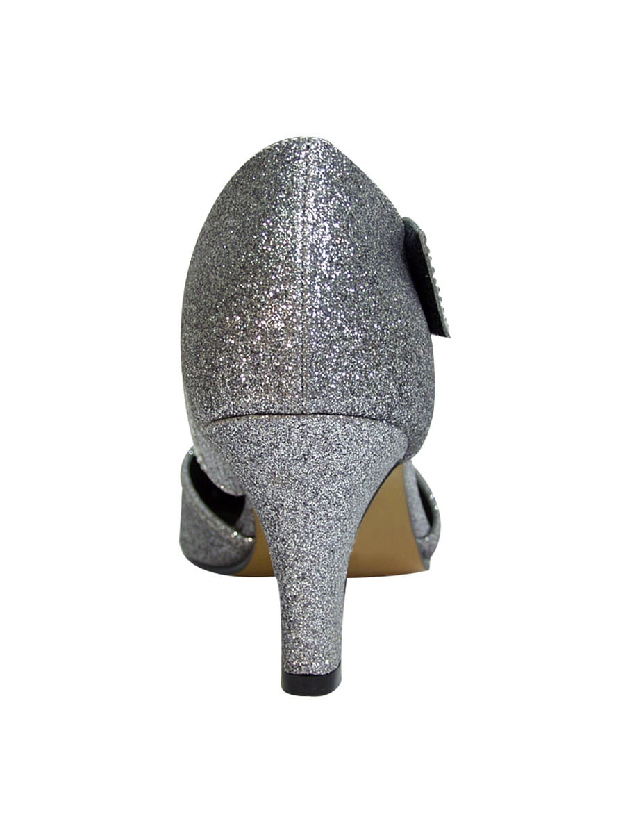 Floral Women's Sarah Extra Wide Width Diagonal Strap Dress Heels