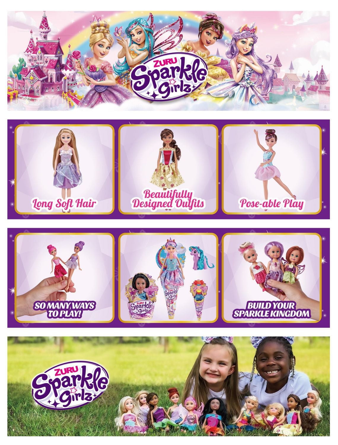 Princesse licorne par ZURU Sparkle Girlz