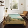 thumbnail image 4 of Turquoise Sky Hills Tapestry for Bedroom Wall Hanging Tapestry, Vintage Country Landscape Ceiling Backdrop Tapestries Poster Blanket Wall Decor for Teens Room Living Room Dorm 51" x 59", 4 of 8