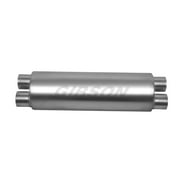 SFT Superflow Dual/Dual Round Muffler, Stainless