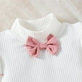 thumbnail image 5 of LOVEBAY Toddler Baby Girl Skirt Outfit Long Sleeve Ruffle Shirt Top Mini Skirt Set 2Pcs Kids Little Girl Clothes Fall Winter Outfit, 5 of 8