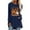 Navy, variant on Womens Long Sleeve Tops Shirts Halloween Graphic Print Casual Loose Fit Crew Neck Basic Fall Clothes for Women Tees Blouses S