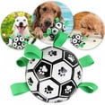 Dog Balls Indestructible Dog Soccer Ball Interactive Dog Ball for Large Dogs Herding Ball for