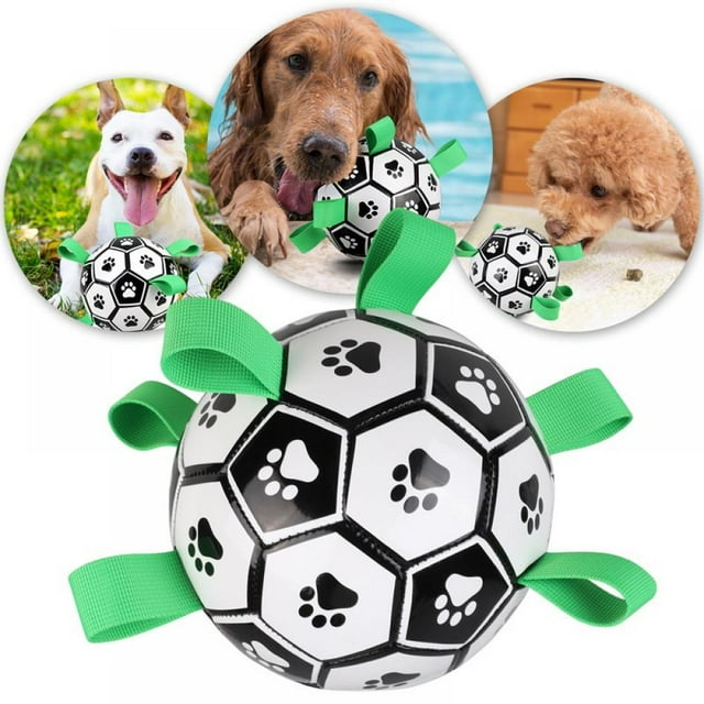 Dog Ball Toys for Large Dogs Soccer Ball Interactive Herding Ball for