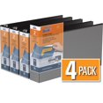 thumbnail image 1 of QuickFit Heavy Duty Round Ring Legal Landscape Spreadsheet View Binder, 4 Pack, 2", 1 of 3