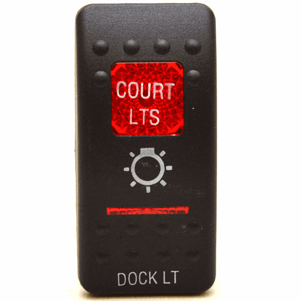 Carling Boat Rocker Switch Cover Lighted Actuator COURT LTS DOCK LT