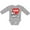 AC-Heather Grey, variant on Inktastic I Love My Uncle Boys or Girls Long Sleeve Baby Bodysuit