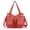 Coral, variant on Women's Handbag Single Shoulder Bag with Detachable Strap Multiple Pockets