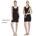 thumbnail image 1 of Robes Combinées Grande Taille pour Femmes, Fines et Sans Coutures, en Soie Glacée d'Été, Jupon Jupe-Culotte Robe, Sans Manches, Robe Débardeur Intérieure 5TG, 1 of 5