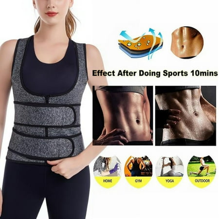 

JIUKE Womens Corset Waist Adjustable Zipper Body Shaper Abdomen Corset