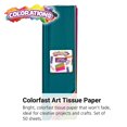 thumbnail image 2 of Colorations Papel de seda premium para arte que no destiñe Uso para collages Flores Mosaicos Decoupage Imágenes crujientes Efectos de vitrales Bolsas de regalo Las hojas miden 20" x 26"" 50 hojas, 2 of 5