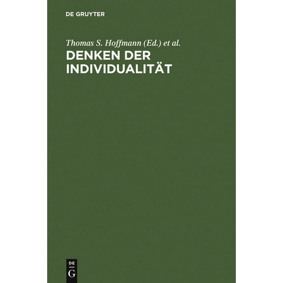 Denken der Individualität, (Hardcover)