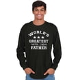 thumbnail image 3 of Worlds Greatest Farter Father Funny Men's Long Sleeve Tee T Shirt Brisco Brands S, 3 of 5
