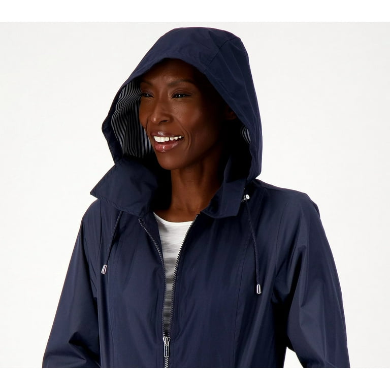 Susan Graver Women s Water Resistant Zip Front Jacket with
