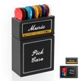 thumbnail image 1 of Soporte para púas de guitarra y estuche magnético con púas Fiwochic, 1 of 6
