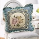 thumbnail image 4 of Lace Pillow Sofa Living Room Bedroom Bedside Car Fabric Embroidery Pillow Waist Cushion Backrest, 4 of 6