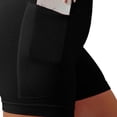 thumbnail image 4 of Women’s High Waisted Workout Shorts with Pockets Tummy Control Seamless Yoga Biker Shorts for Running Gym Fitness Casual Activewear, 4 of 5