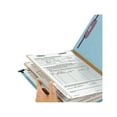 thumbnail image 6 of Smead FasTab Hanging Pressboard Classification Folders, 2 Dividers, Letter Size, Blue (65115), 6 of 8