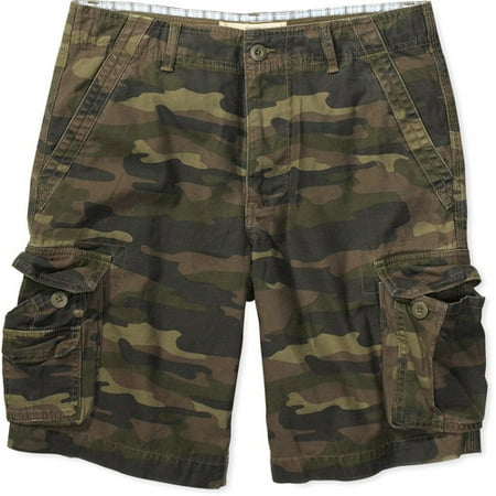 Big Men's Twill Camo Cargo Shorts