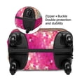 thumbnail image 4 of Disketp Purple Sparkling Elastic Travel Luggage Cover Travel Suitcase Protective Cover For Trunk Case Apply To 18''-32'' Suitcase Cover (Luggage not included)-Medium, 4 of 9