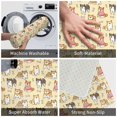 thumbnail image 3 of Sikiie Cartoon Shiba Inu Dog Print Flannel Anti-slip Floor Mat 16x24in, Thickened Dustproof Entrance Door Mat Floor Mat for Kitchen, Bathroom, Laundry Room, 3 of 7